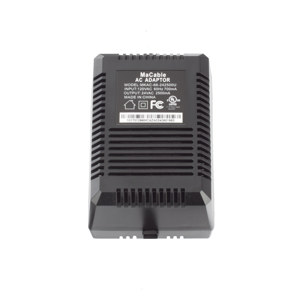 Transformador de 24 VCA / 2.5 Amp (60 VA) / Multiples Usos / Recomendado para PTZ TURBOHD e IP / Interior - HIKVISION MKAC-66-242500U