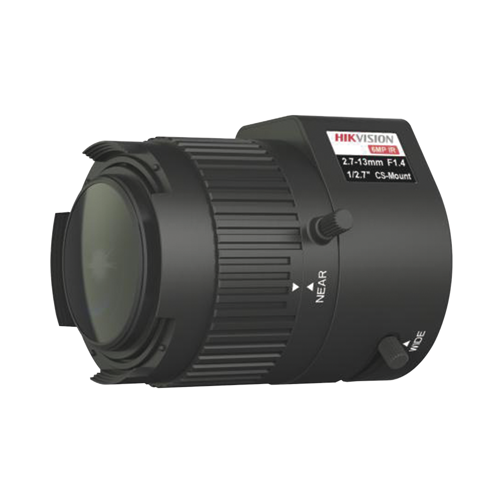 Lente Varifocal 2.7 A 13 mm / Resolución 6 Megapixel / Iris Automático / Formato 1/2.7" / Compatible con Cámaras HIKVISION - HIKVISION TV2713D-6MPIR