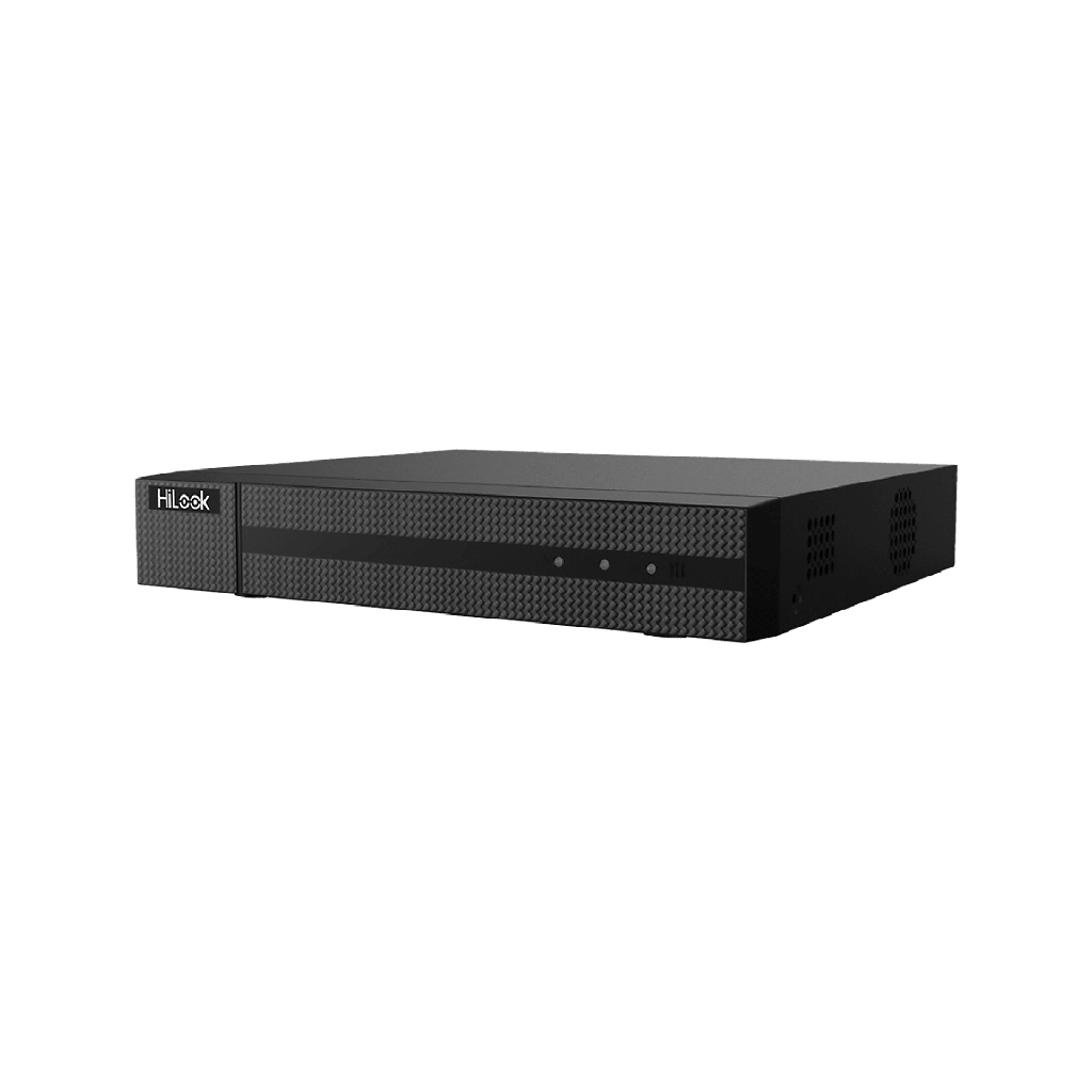 DVR 4 Canales TurboHD + 2 Canales IP / 5 Megapixel Lite - 3K Lite / Audio Bidireccional / ACUSENSE Lite / 1 Bahía de Disco Duro / H.265+ / Salida en Full HD - HiLook by HIKVISION DVR-204Q-M1-T