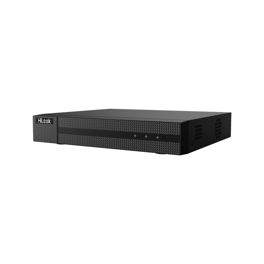 DVR 8 Canales TurboHD + 2 Canales IP / 2 Megapíxel (1080P) Lite / Acusense Lite (Evita Falsas Alarmas) / Audio por Coaxitron / 1 Bahía de Disco Duro / H.265+ / 1 Canal de Audio / Salida de Vídeo Full HD - HiLook by HIKVISION DVR-208G-M1(C)