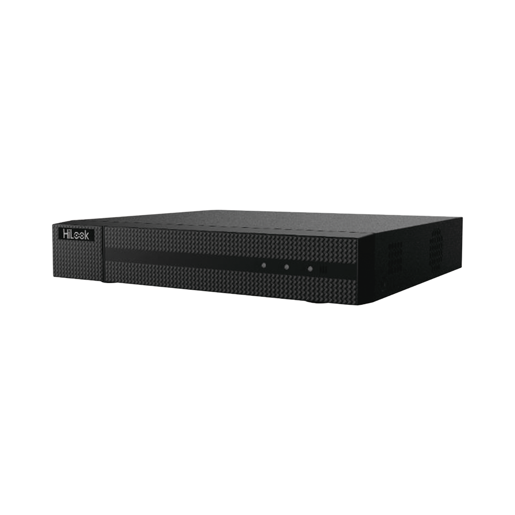 DVR 8 Canales TurboHD + 8 Canales IP / 8 Megapíxel (4K) / Audio por Coaxitron / ACUSENSE Lite / 1 Bahía de Disco Duro / H.265+ / Salida de Video en 4K - HiLook by HIKVISION DVR-208U-M1(C)