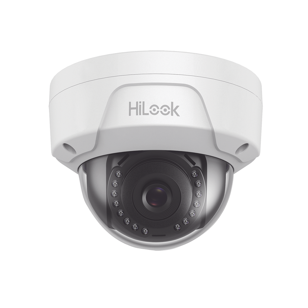 HiLook Series / Domo IP 2 Megapixel / 30 mts IR / Exterior IP67 / IK10 / dWDR / PoE / Lente 2.8 mm / Onvif