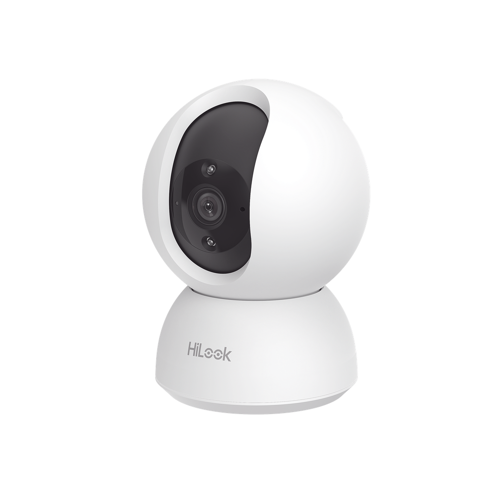 Mini Domo PT IP 2 Megapixel / Lente 4 mm / 10 mts IR / WiFi /Control total desde la app/ ACUSENSE Lite (Detección de Humanos) / Uso Residencial / Audio de Bidireccional / Memoria Micro SD / H.265+ - HiLook by HIKVISION IPC-P220-D-W(W)