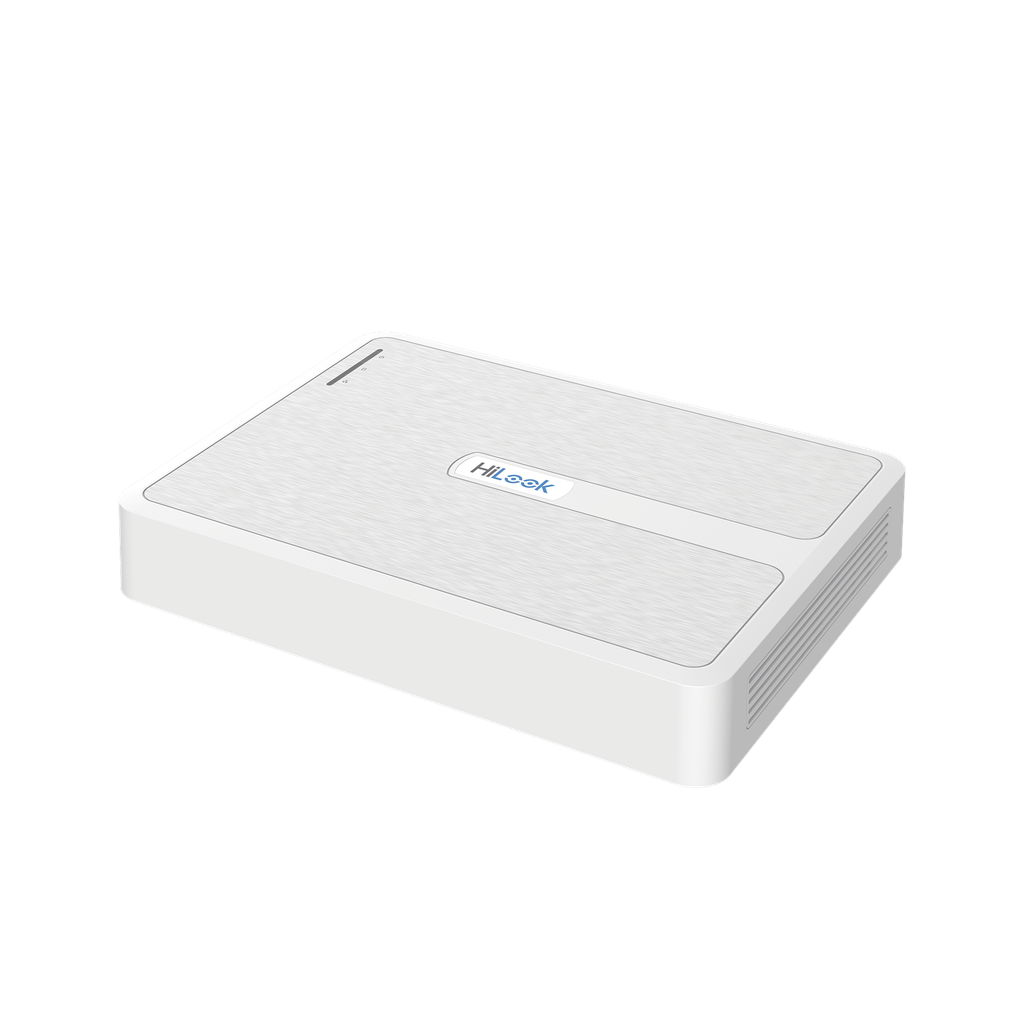 NVR 4 Megapixel (Compatible con Cámaras AcuSense) / 8 Canales IP / 8 Puertos PoE+ / 1 Bahía de Disco Duro / Salida en Full HD - HiLook by HIKVISION NVR-108H-D-8P(D)