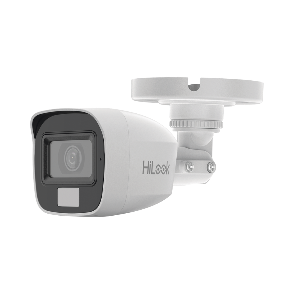 [Dual Light + ColorVu] Bala TURBOHD 2 megapixel / 20 mts IR + 20 mts luz blanca / Lente 2.8 (100∞ de Vision)  /  Exterior IP66 / Audio por Coaxitron / TVI-AHD-CVI-CVBS / Metal / Smart-Hybrid light
