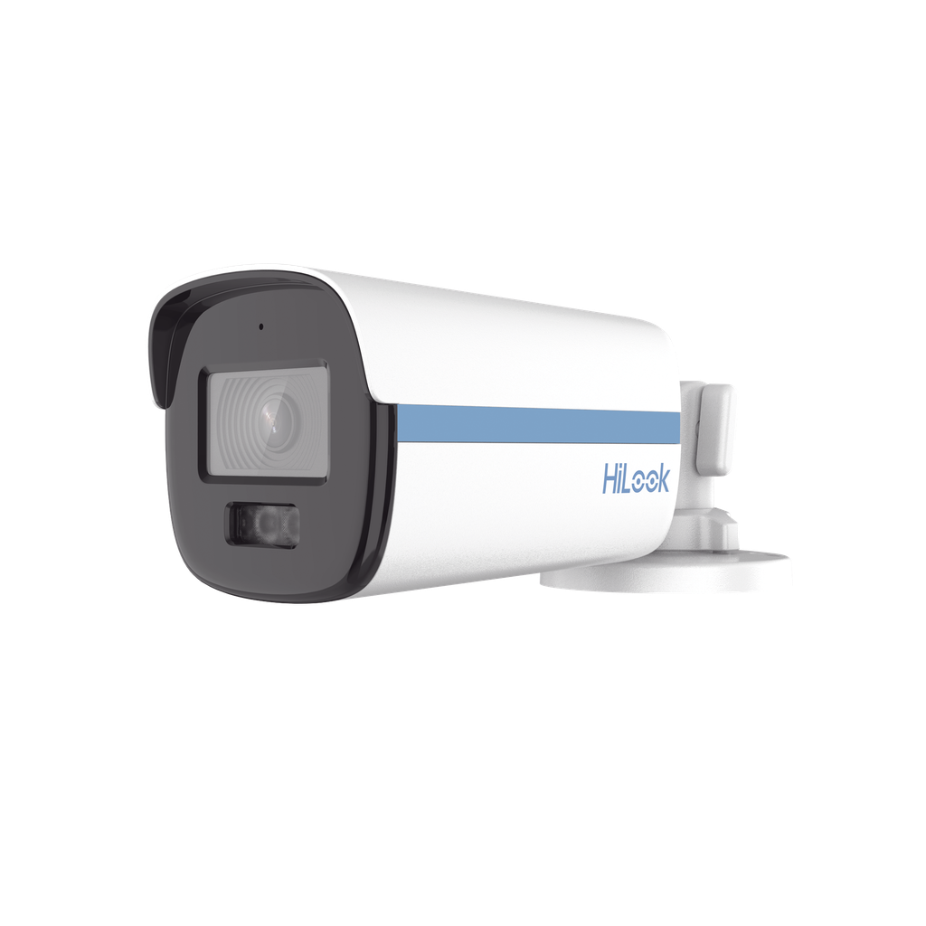 [Dual Light + ColorVu] Bala TURBOHD 3K / 5 Megapixel / Lente 3.6 mm / Audio por Coaxitron / 40 mts IR + 40 mts Luz Blanca / Exterior IP67 / Metal / dWDR