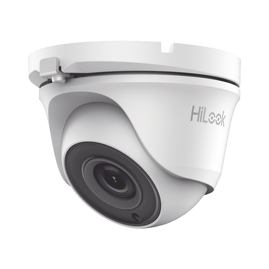 Turret TURBOHD 2 Megapíxeles (1080p) / Lente 2.8 mm / 20 mts IR EXIR / TVI-AHD-CVI-CVBS / IP66 / Metal - HiLook by HIKVISION THC-T120-M