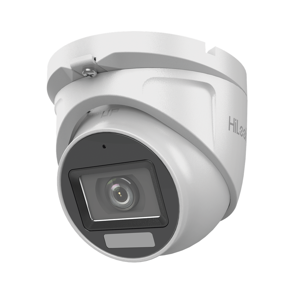 [Dual Light + ColorVu] Turret TURBOHD 2 megapixel / 30 mts IR + 20 mts luz blanca/ Lente 2.8 (100∞ de Vision) / Exterior IP66 / Audio por Coaxitron / TVI-AHD-CVI-CVBS / Metal / Smart-Hybrid light