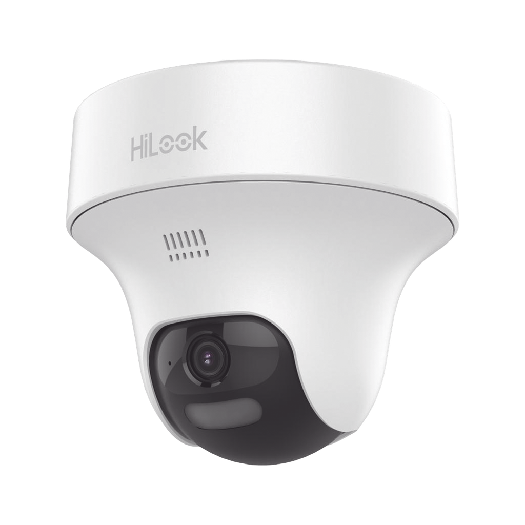 [Audio Bidireccional + Dual Light + ColorVu] Turret PT TURBOHD 2 Megapixel (1080p) / Lente 3.6 mm / 25 mts IR EXIR + 20 mts Luz Blanca / Micrófono y Bocina Integrado / dWDR - HiLook by HIKVISION THC-T127-PTLTS