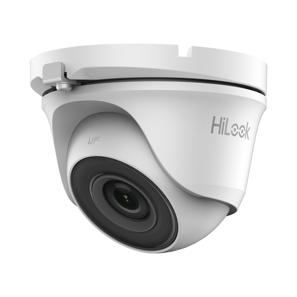 Turret TURBOHD 5 Megapíxel / 85° de Visión / Lente 2.8 mm / Exterior IP66 / IR EXIR 20 mts / TVI-AHD-CVI-CVBS / Metal - HiLook by HIKVISION THC-T150-M