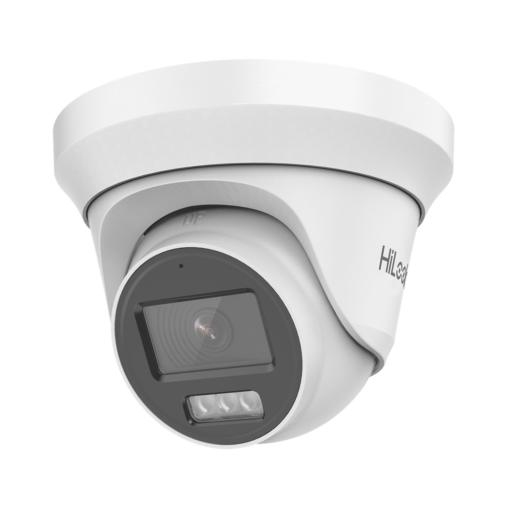 [Dual Light + ColorVu] Turret TURBOHD 3K megapixel / 40 mts IR + 20 mts luz blanca/ Lente 2.8 (105∞ de Vision) / Exterior IP66 / Audio por Coaxitron / TVI-AHD-CVI-CVBS / Metal