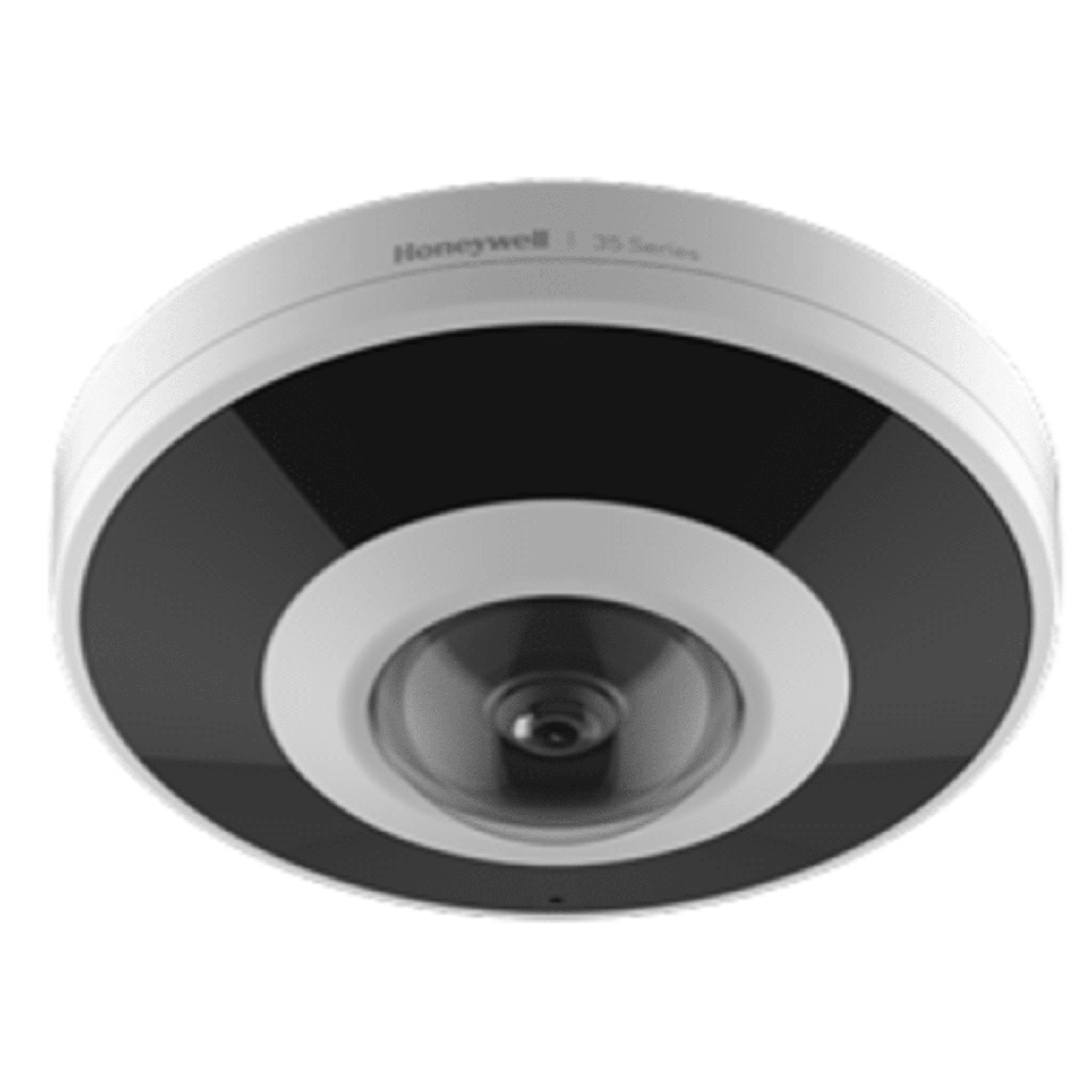 Cámara Fisheye 35 Series 6MP / 12MP / Visión 180° / WDR 120 dB / IR 20 mts / IP67 IK10 / H.265 HEVC / Audio Bidireccional / Análisis de Video / Compatibilidad ONVIF / PoE - HONEYWELL HC35WF6R1