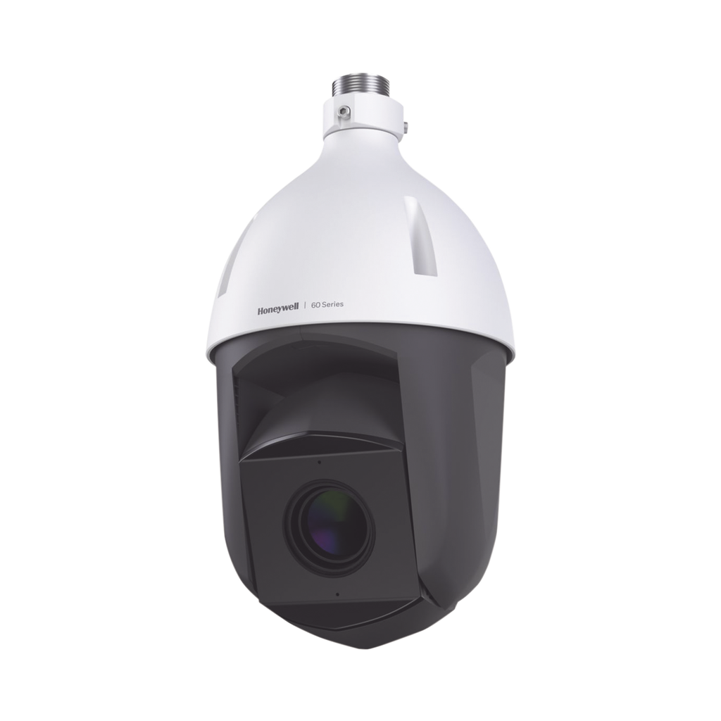 PTZ IP 5 MP / 30X Zoom / 150 m IR / H.265 / U-PoE / Soporta Autoseguimiento / IP66 / NEMA 4X / IK10 / Alarmas y Audio I/O / Deteccion Facial / Merodeo / Objeto Abandonado / Intrusion / ONVIF / NDAA / Serie 60 / Honeywell Security