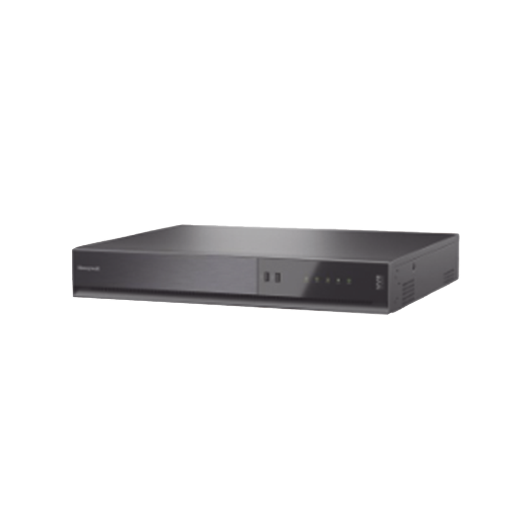 NVR 8MP 4K / 32 Canales IP / 16 Puertos PoE+ / H.265 / ONVIF / NDAA / Soporta 40 TB (No Incluido) / Audio y Alarmas I/O / Soporta IA Serie 35 / Honeywell Security - HONEYWELL HN35320400