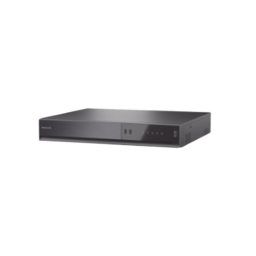 NVR 8MP 4K / 32 Canales IP / RAID 1/5/6 / H.265 / 16 TB (8 x 2) Incluidos / 4 Bahias HDD Totales / ONVIF / NDAA / Audio y Alarmas I/O / Soporta IA / Serie 35 / Honeywell Security