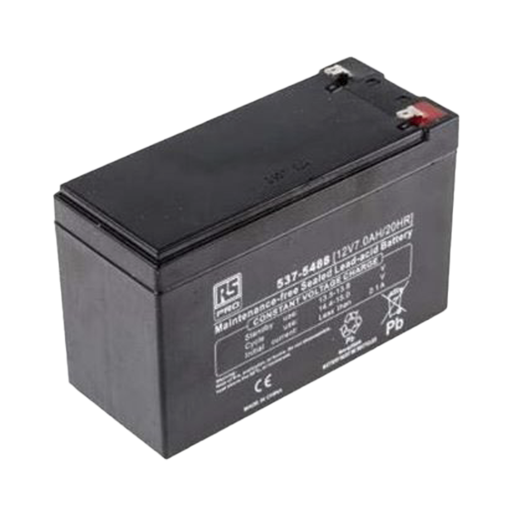 Bateria de plomo acido de 7 Ah: 12 V para MPA2 y MPA4
