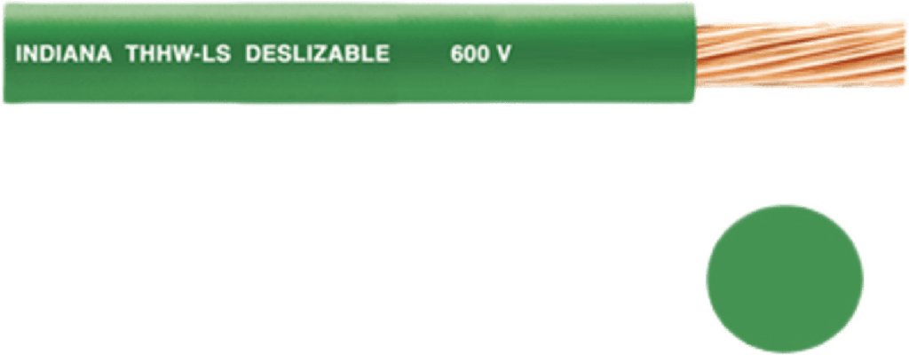 Cable Electrico Verde / 12 AWG / THW-LS / THHW-LS / Deslizable / 600 V / NMX-J-010-ANCE / Temperatura 90∞C / Cobertura PVC