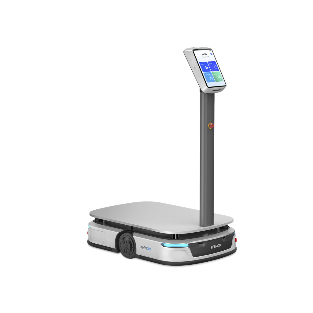 Robot Movil Autonomo KEENON S100 | Capacidad 100 kg+ | LiDAR Dual | Uso Industrial