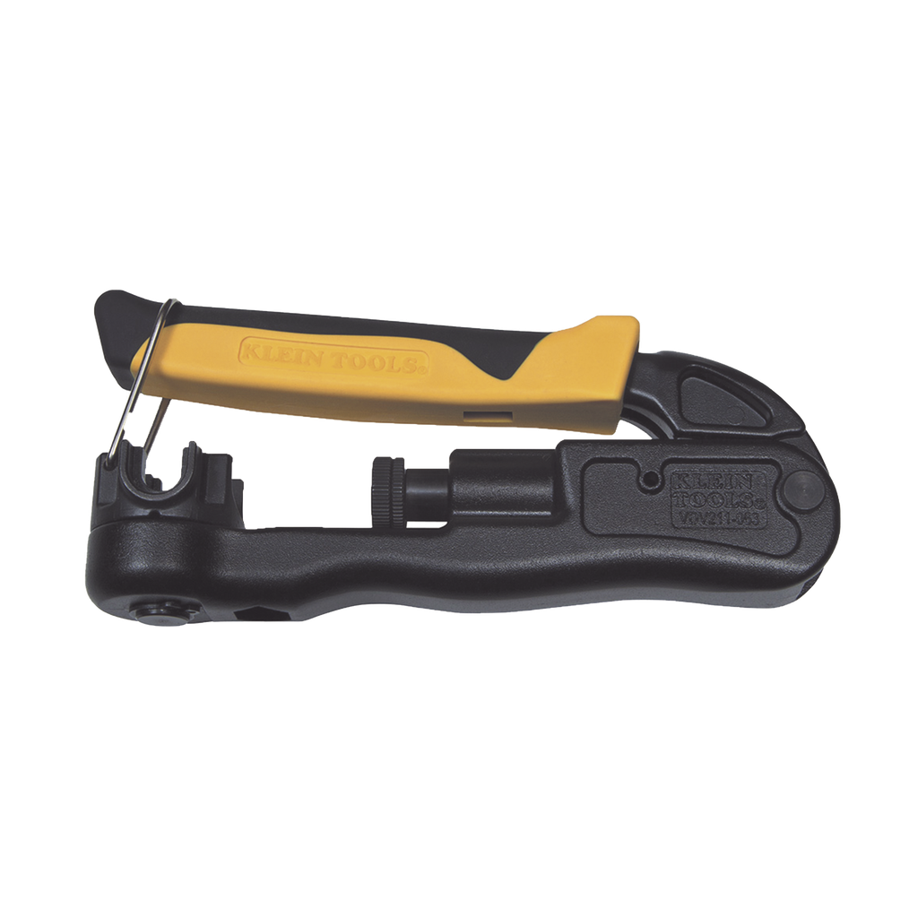 Pinza Ponchadora para Cables RG58, RG59, RG62, RG6/6Q, RG7, RG11 y Conector F, BNC y RCA. - KLEIN TOOLS VDV211-063