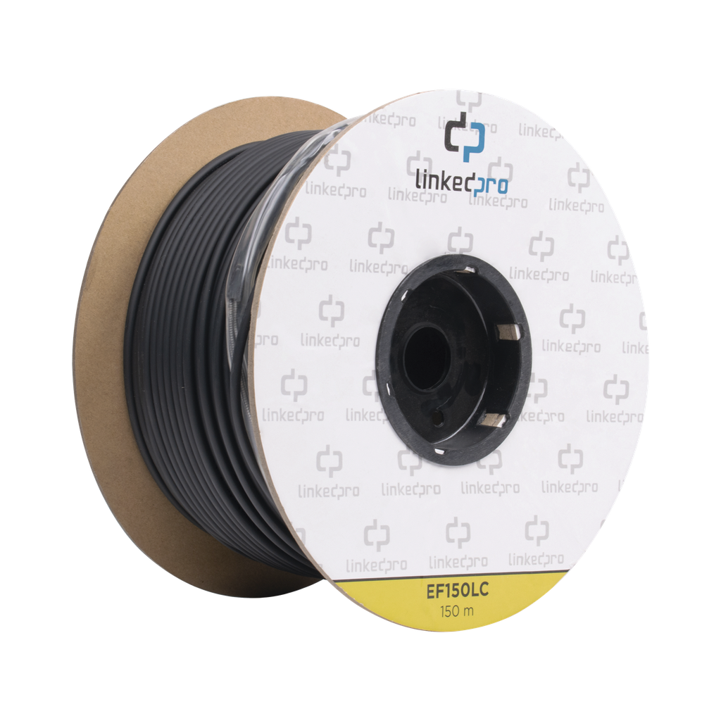 [EF-150-LC] Carrete de Fibra Óptica Monomodo con Conectores LINKEDPRO EF-150-LC