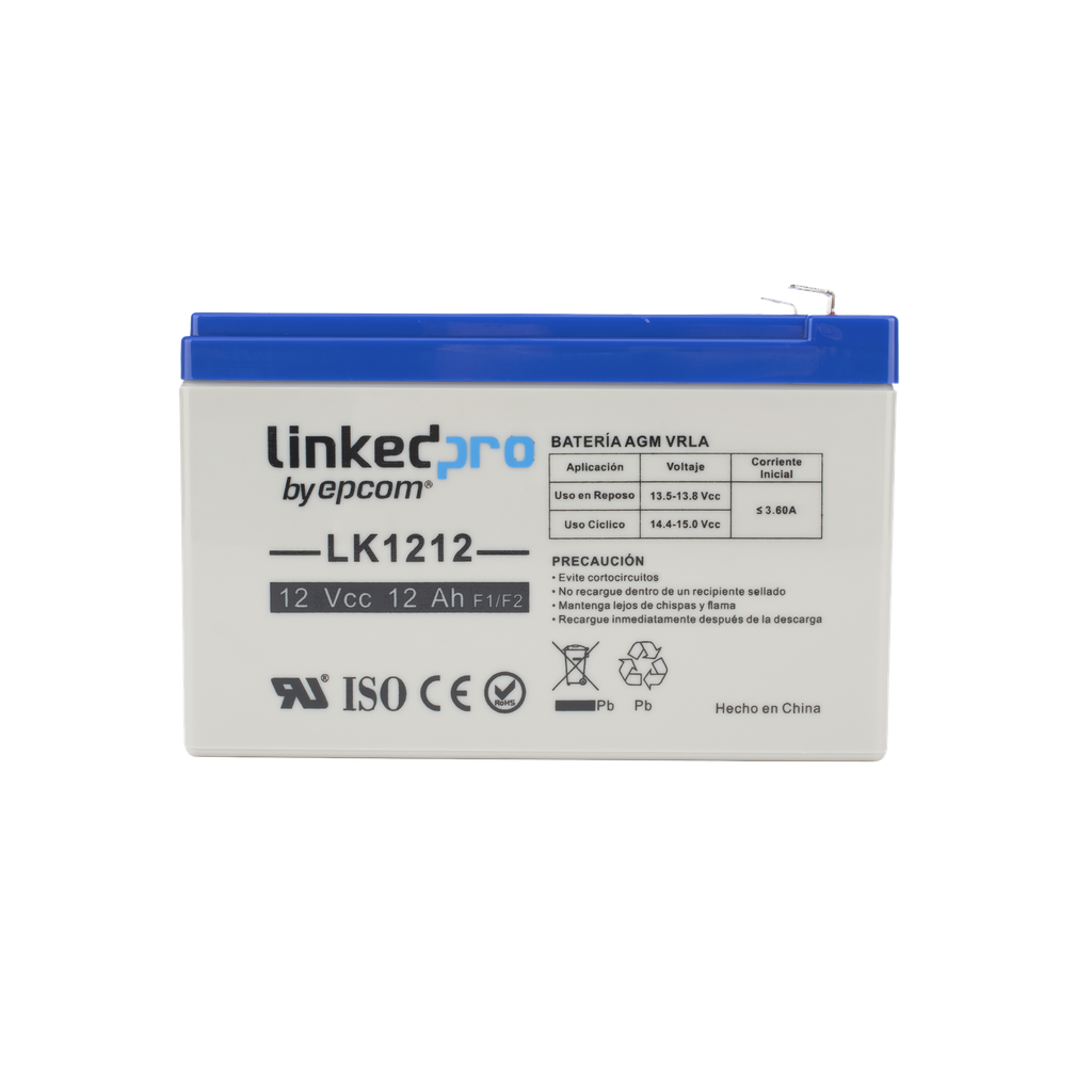 [LK1212] Batería de respaldo 12 V LINKEDPRO LK1212 – 12 Ah