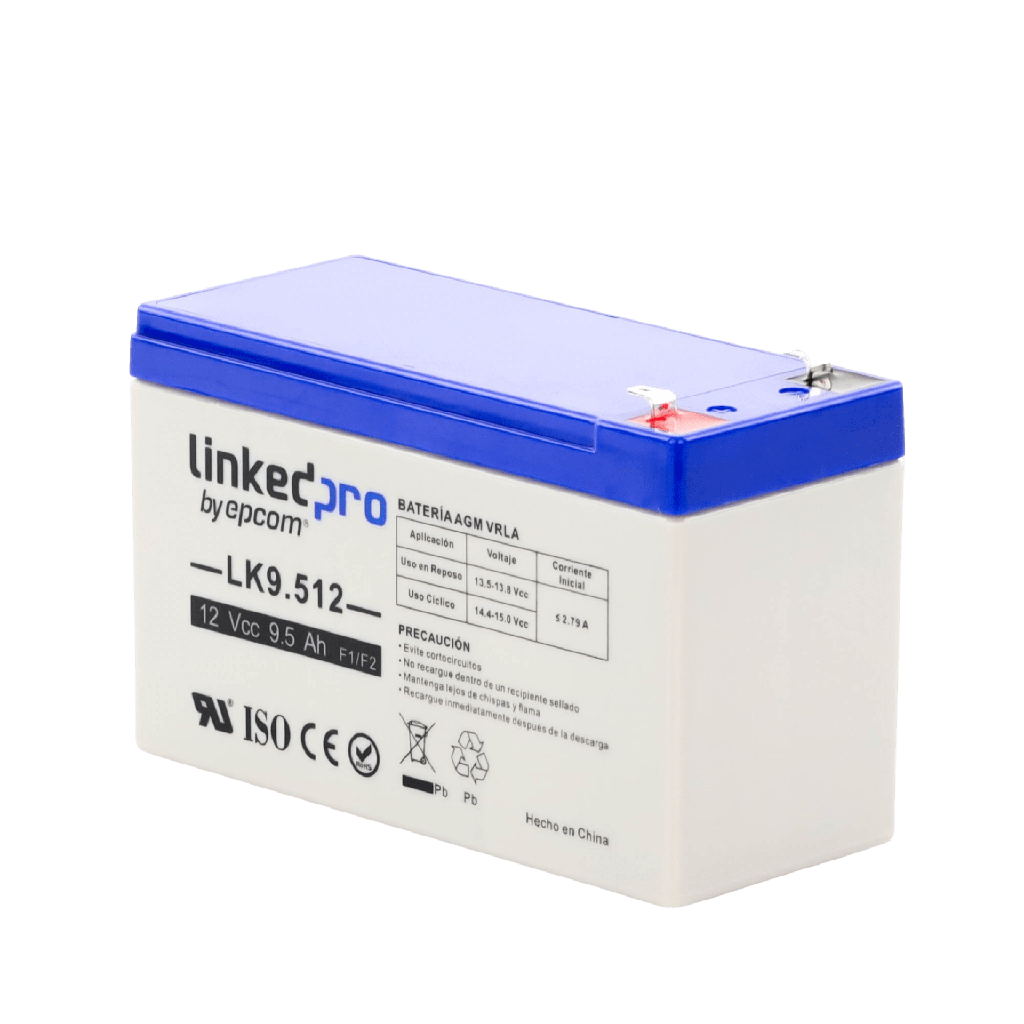 [LK9.512] Batería de respaldo 12 V LINKEDPRO LK9.512 – 9.5 Ah