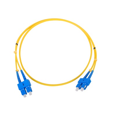 Jumper de Fibra optica Monomodo SC/SC Duplex de 1 Metro (3.28 Pies)