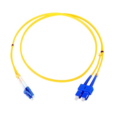 Jumper de Fibra optica Monomodo LC/SC Duplex de 1 Metro (3.28 Pies)