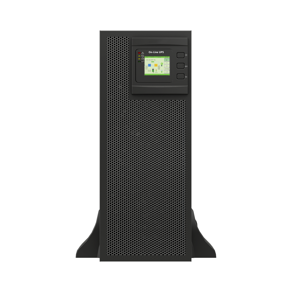 UPS de 30 KVA/30 kW, Online Doble Conversion, 220 Vac L-L de Entrada 3 Fases, Entrada Hardwired, Onda Senoidal Pura, Torre o Rack