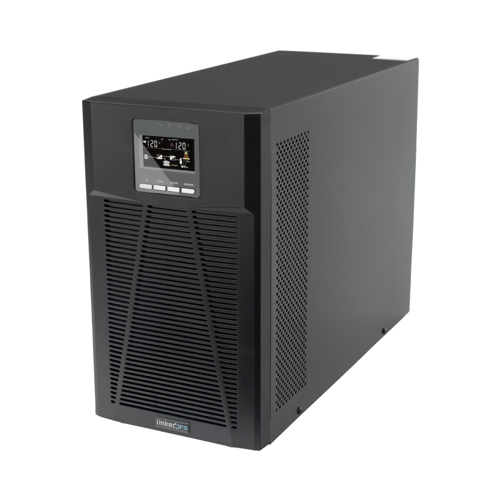 UPS 3000VA / 2700W Online Doble Conversion /Sin Cable de Alimentacion/ 4 tomas 5-15R / Regulacion de Voltaje / Proteccion RJ45