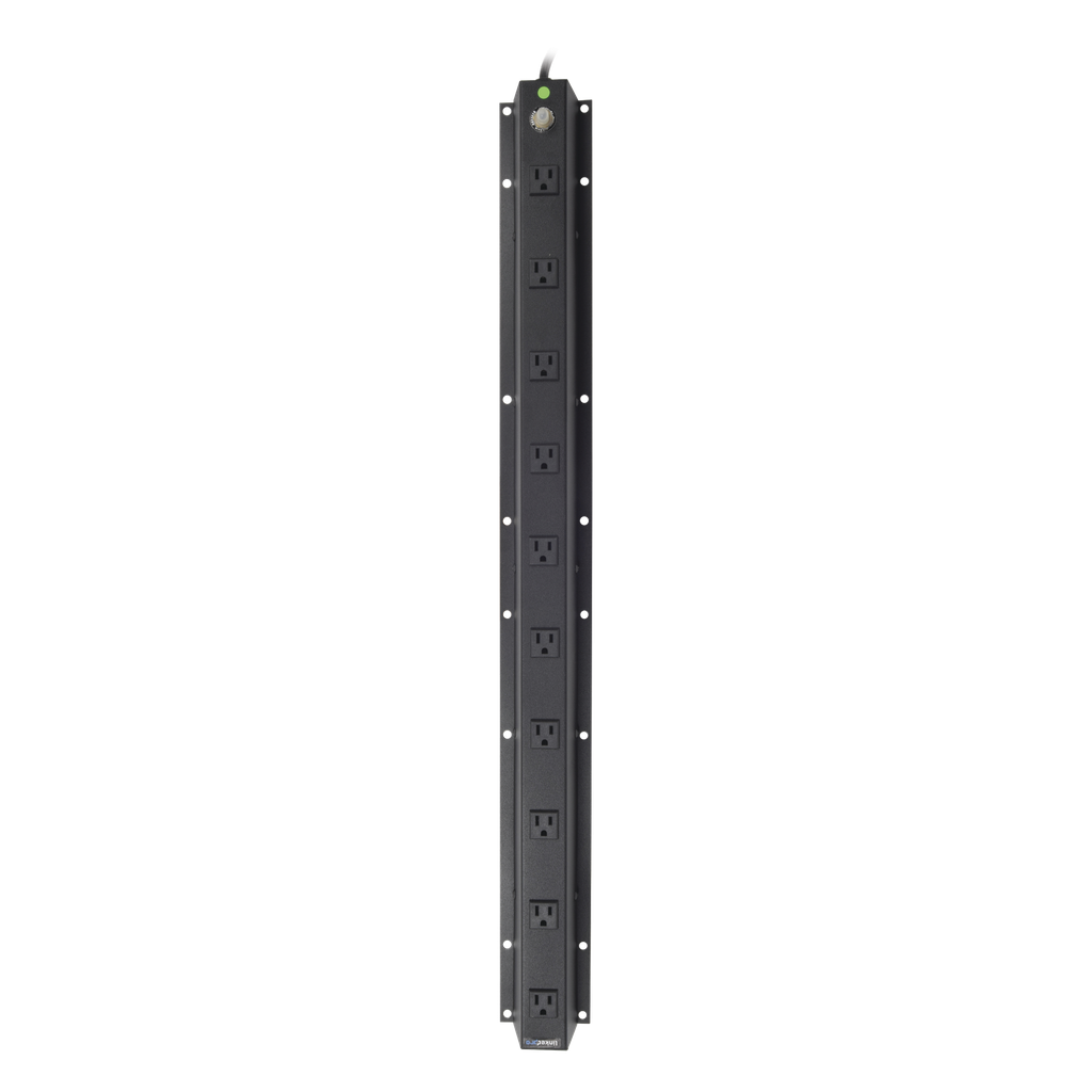 Tomacorriente Vertical (PDU) de 10 Contactos (NEMA 5-15R). Voltaje Entrada/Salida: 120Vca/15A - LINKEDPRO BY EPCOM TCMSR19