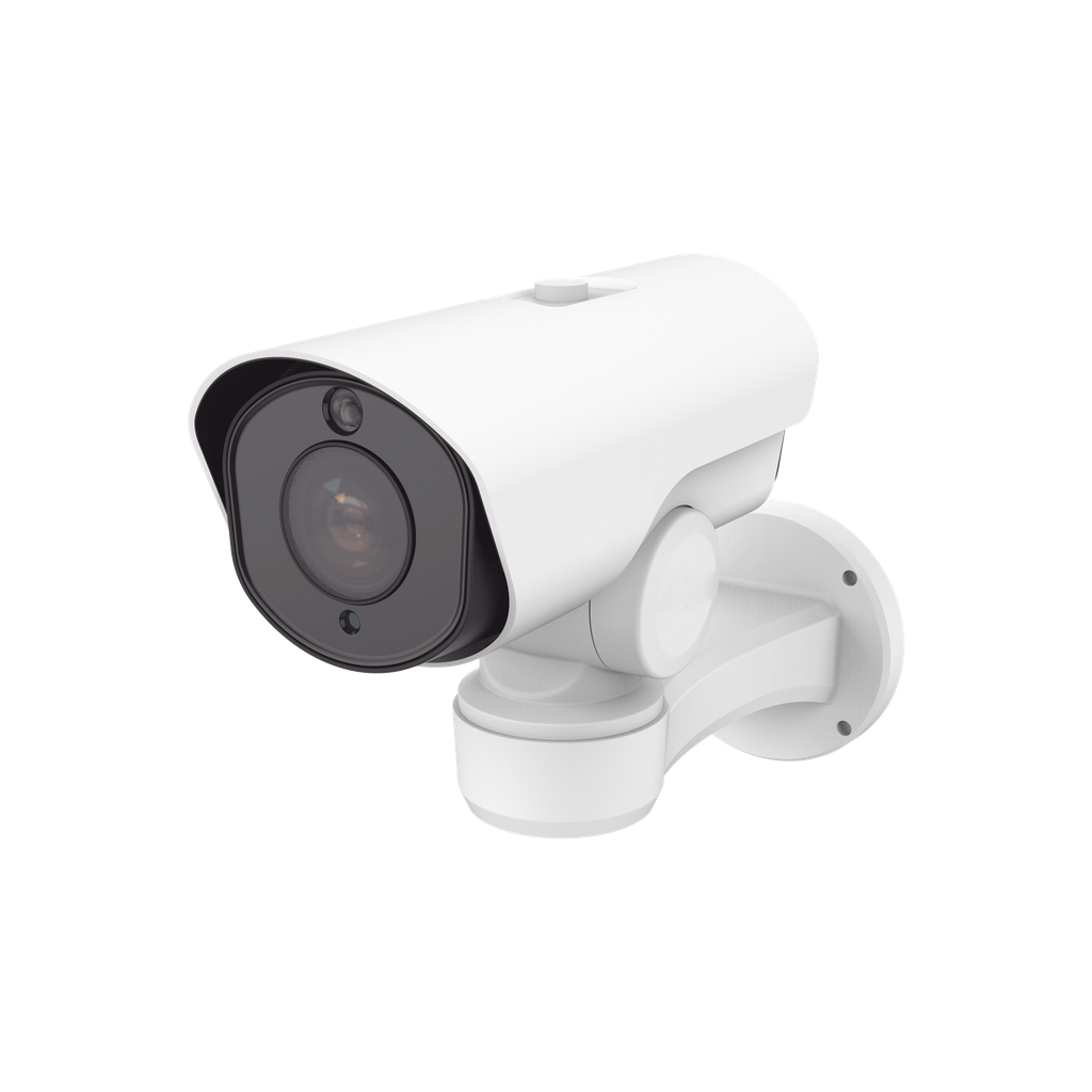 Camara PTZ Bullet AI 12X / Zoom Optico 12X / 100 fps / H.265+ / IP66 / Lens Autofoco / IR y Luz Blanca