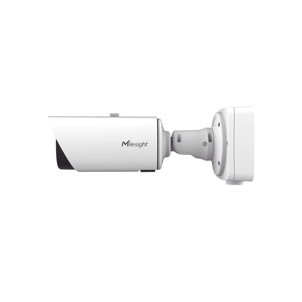 Camara IP Bullet Motorizada Pro con IA / 4K Ultra HD 8MP / Lente Motorizado 2.7-13.5mm / WDR 120dB / Iluminacion 0.002Lux / IR 100m / PoE+ / IP67 IK10 / Analitica Inteligente / Cumplimiento NDAA