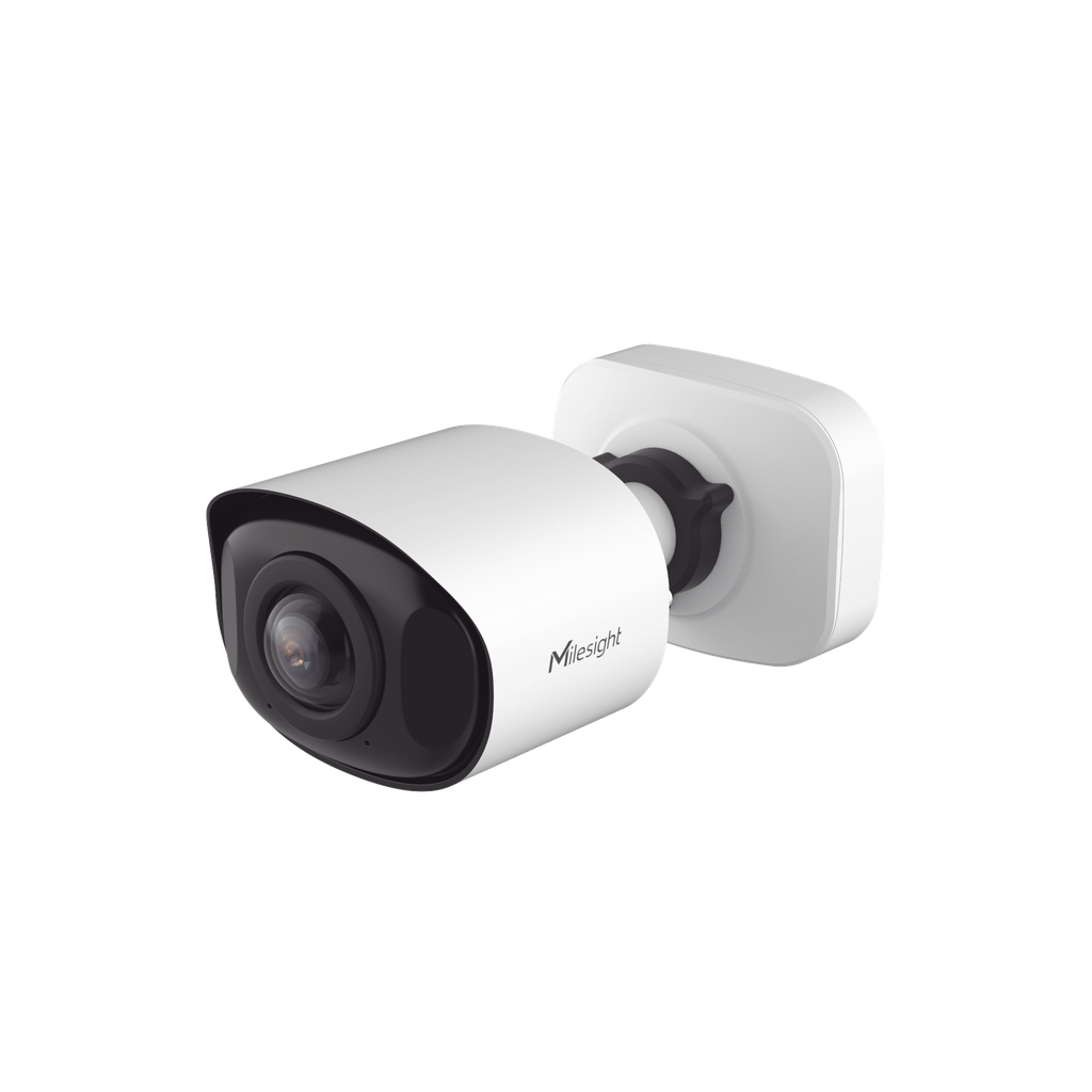 Camara Bullet de Red Mini Panoramica 180∞ AI / 4K / Super WDR 120dB / Microfono Integrado / IP67-IK10 / Soporte PoE / Almacenamiento 1TB / Analitica IA VCA 8 Modos