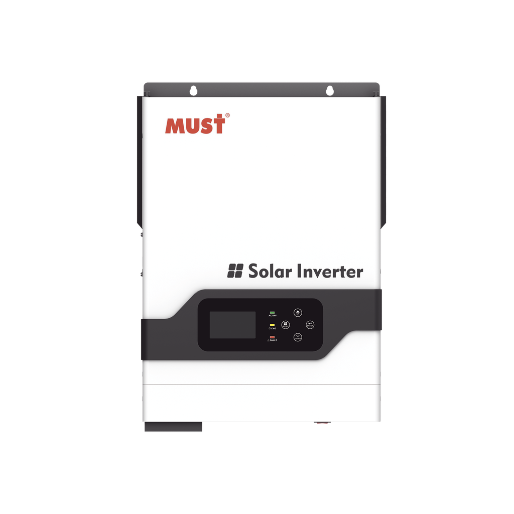 [PV182024LV] Inversor / Cargador de 2 KW para Sistemas Tipo Isla a 24Vcd / 120Vca, Onda Sinusoidal Pura con Controlador MPPT - MUST PV182024LV