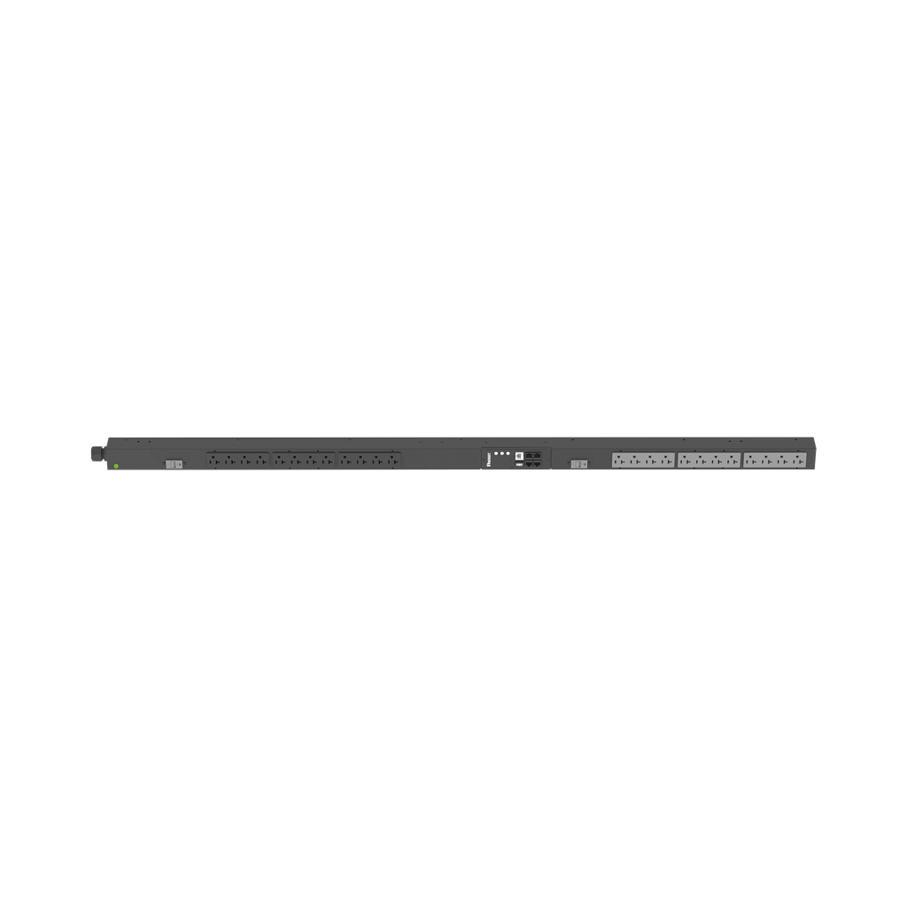 PDU Monitoreable (MI) para Distribucion de Energia, Enchufe de Entrada NEMA L5-30P, Con 24 Salidas NEMA 5-20R, de Instalacion Vertical, 120 Vca, 30 Amp