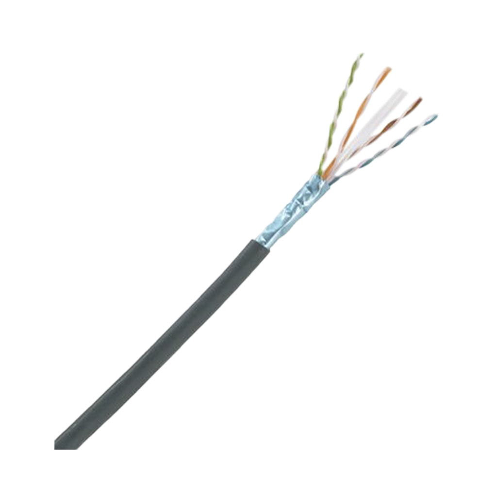 Bobina de Cable Planta Externa con Gel, de 4 Pares, Cat6A, UTP, Color Negro, 305 Metros (1000 Pies) - PANDUIT PUO6X04BL-CEG