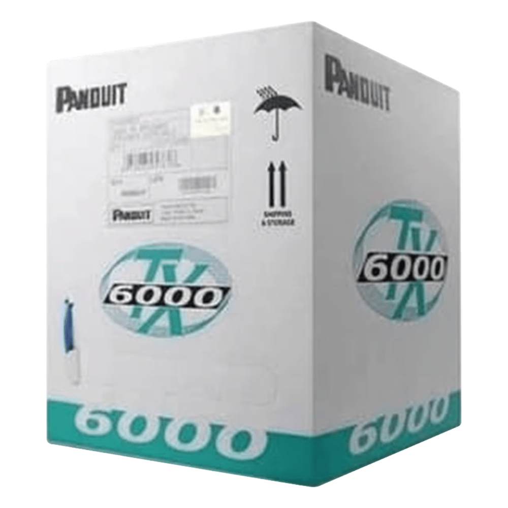 [PUR6004RD-ME] Bobina de Cable UTP 305 Metros (1000 Pies) de Cobre, TX6000™ PanNet, Reelex, Rojo, Categoría 6 Mejorado (23 AWG), PVC (CMR, Riser), de 4 Pares - PANDUIT PUR6004RD-ME