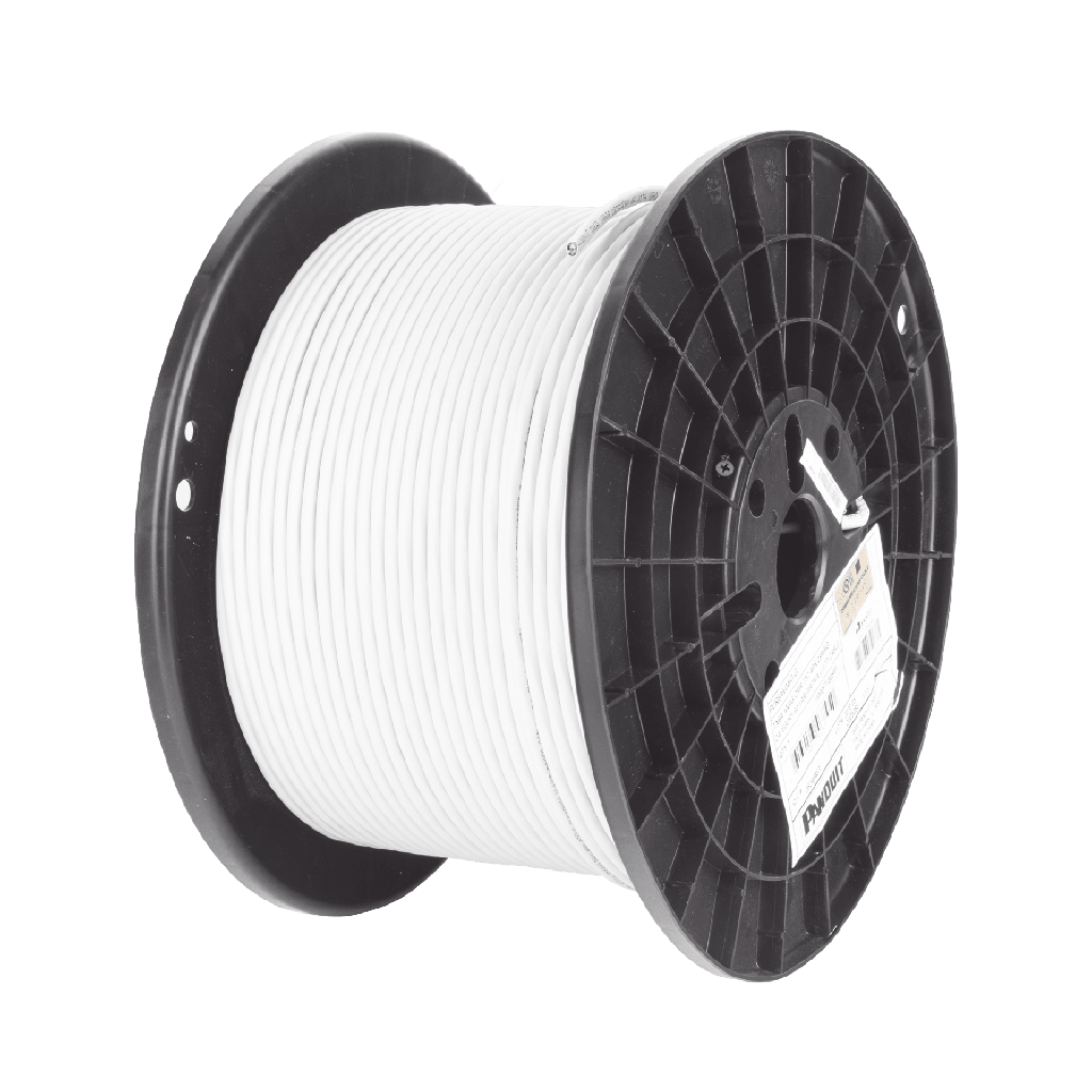 Bobina de Cable UTP de 4 Pares, Vari-MaTriX HD, Cat6A, 23 AWG, CMR (Riser), Color Gris, 305 Metros (1000 Pies) - PANDUIT PUR6AHD04IG-G