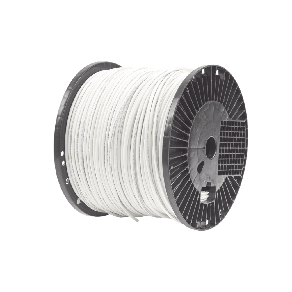 Bobina de Cable UTP de 4 Pares, Vari-MaTriX HD, Cat6A, 23 AWG, CMR (Riser), Color Blanco, 305 Metros (1000 Pies)