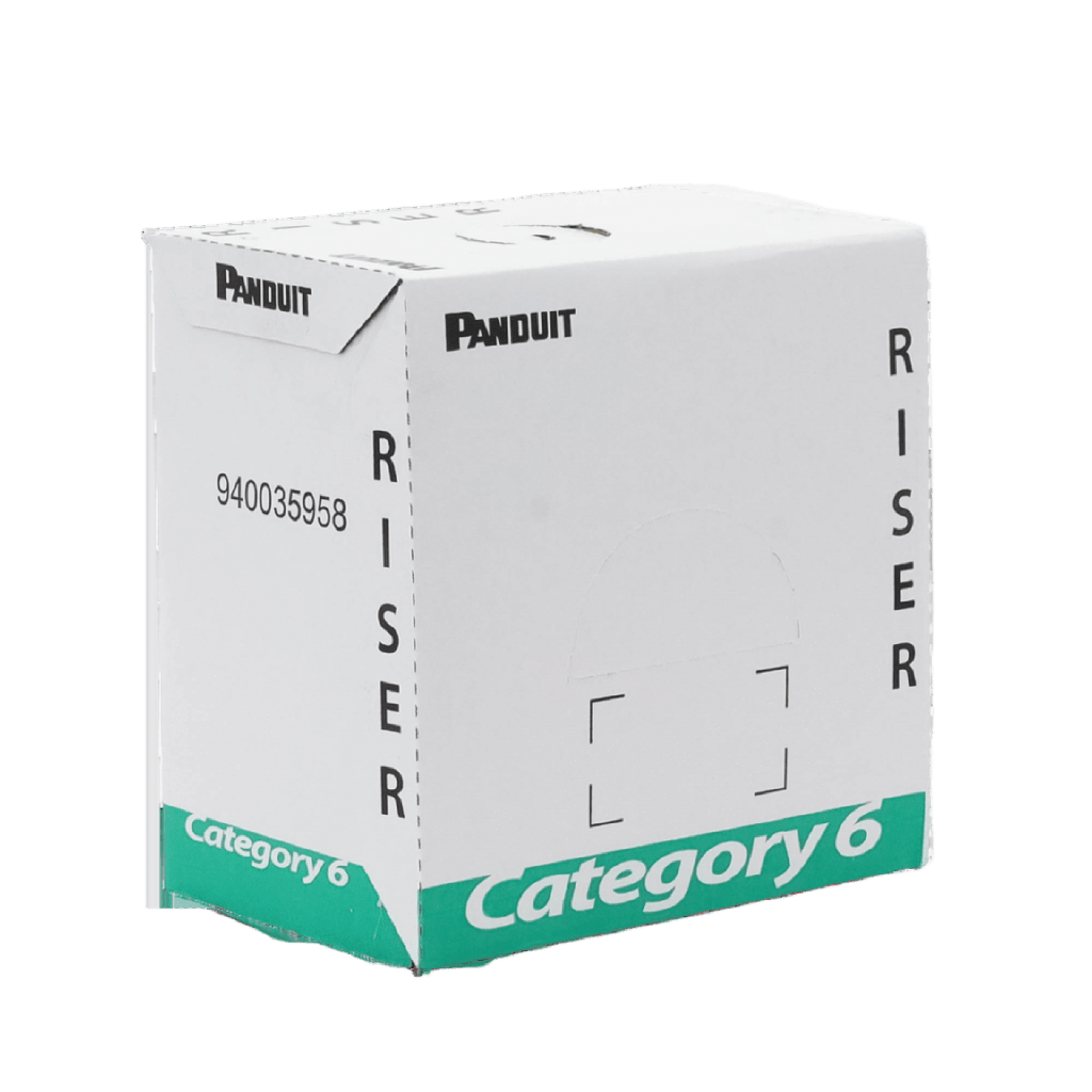 Bobina de Cable UTP, Categoria 6 de Alto Rendimiento (+350 MHz), 23 AWG, PVC (CMR, Riser), Bobina de 305 Metros (1000 Pies), Color Azul