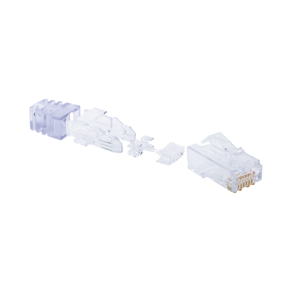 Plug RJ45 Cat6 de 5 Piezas, Para Cable UTP de Calibre 23-24 AWG, Chapado en Oro de 50 Micras, Paquete de 100 Piezas - PANDUIT SP688-C