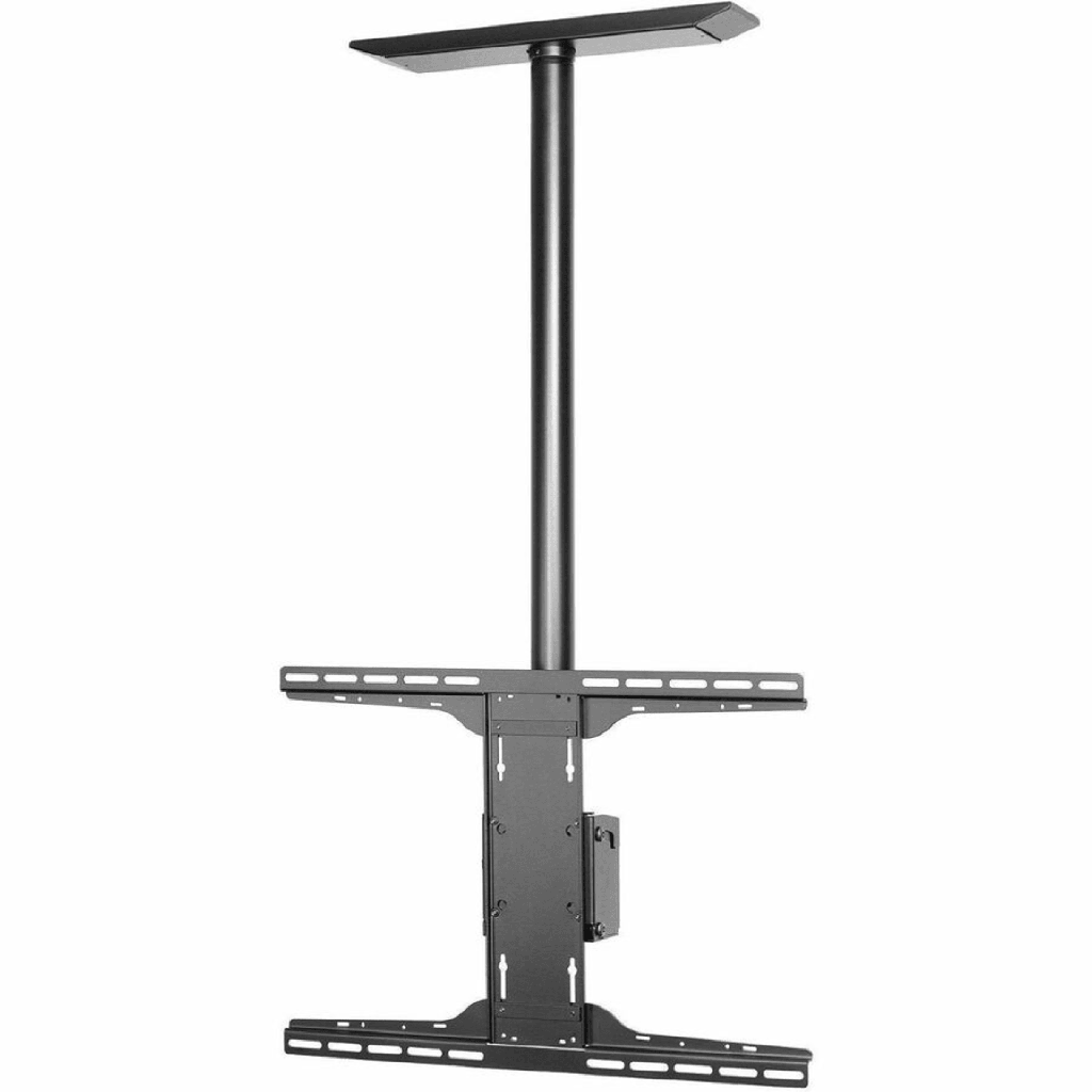 Soporte de techo universal para Pantallas de 32' a 90' / Capacidad de Carga 68.2 kg / Patron de Montaje hasta 600 x 400 mm / Columna de Aluminio de 36' / Inclinacion Ajustable -5° a 20°