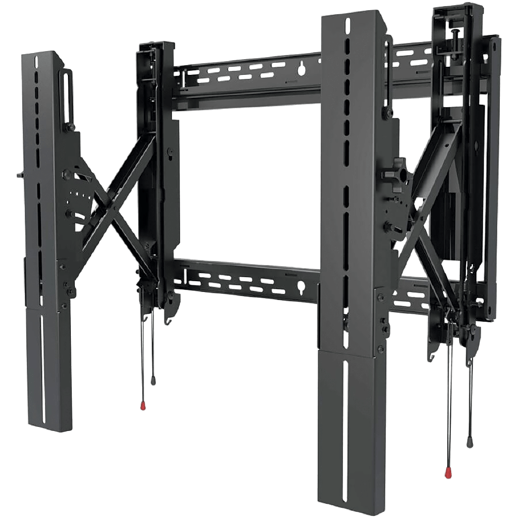 Soporte de Pared Universal Tijera SmartMount / Extension 12 pulgadas (305 mm) / Carga Maxima 200 lb (90.7 kg) / Ajuste Tilt +15°/-2° con IncreLok / Patron VESA 200x100 a 600x600 mm / Apertura Abierta para Cajas Empotradas / In