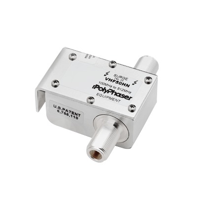 [VHF-50-HN] Protector Coaxial RF Banda Ancha POLYPHASER VHF-50-HN – 100-512 MHz