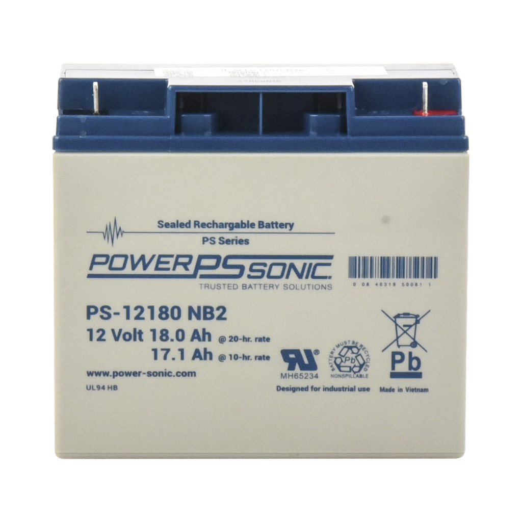 Bateria 12V, 18AH, Para Respaldo, Tecnologias AGM/VRLA, DiseÒo De Vida √ötil 5 AÒos, Terminales Tipo NB2, Listada UL, Libre De Mantenimiento