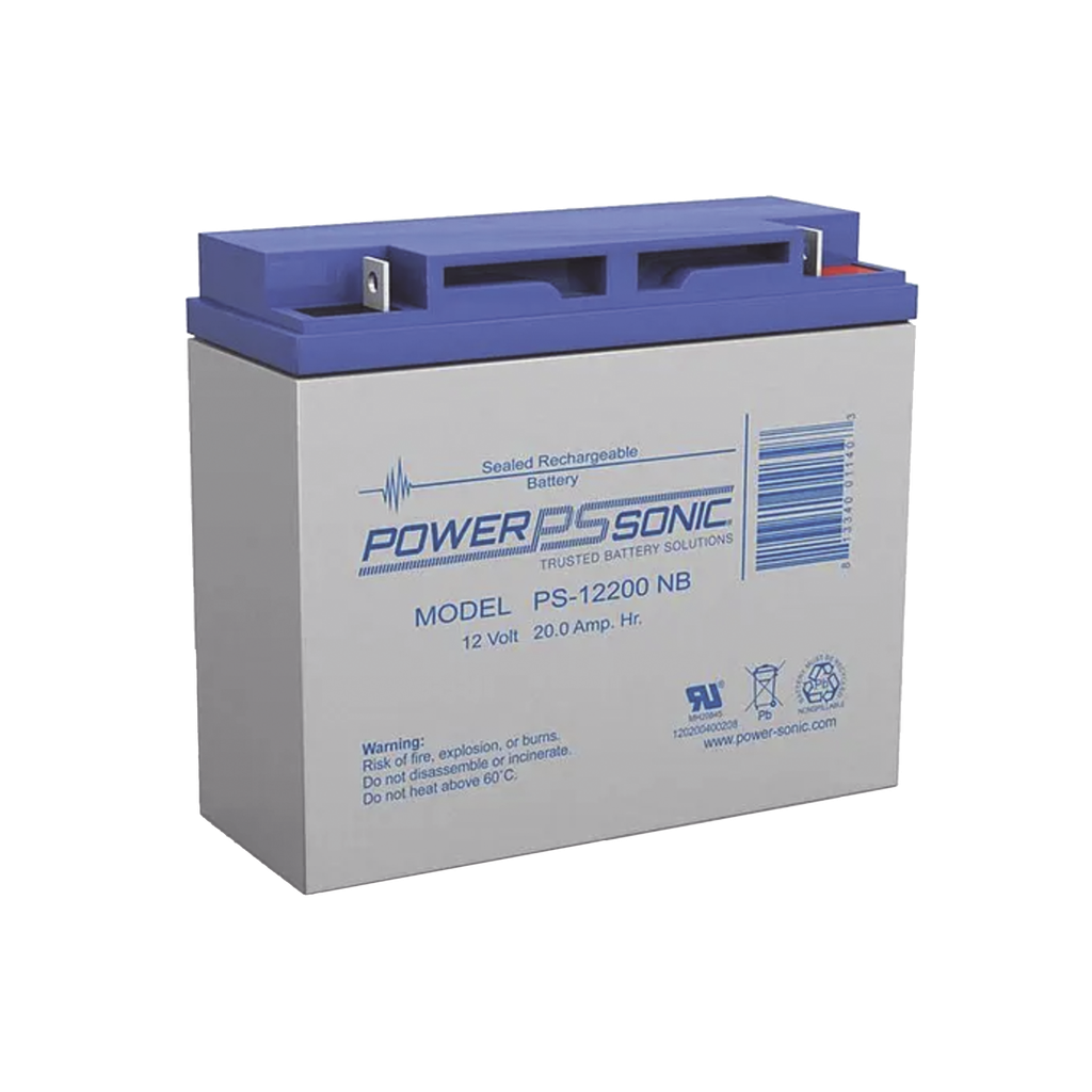 Bateria 12V, 20AH, Para Respaldo, Tecnologias AGM/VRLA, 5 AÒos Vida √ötil, Terminales NB2, Reconocida UL