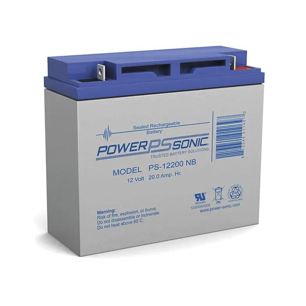 Bateria 12V, 20AH, Para Respaldo, Tecnologias AGM/VRLA, 5 AÒos Vida √ötil, Terminales NB2, Reconocida UL