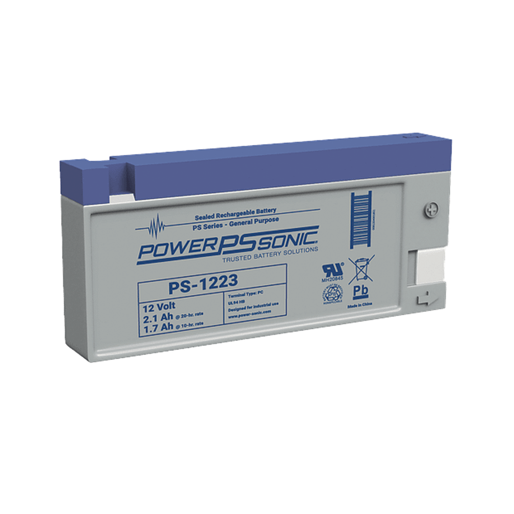 Bateria 12V, 2.1AH, Para Respaldo, Tecnologias AGM/VRLA, 5 AÒos Vida √ötil, Terminales PC, Reconocida UL