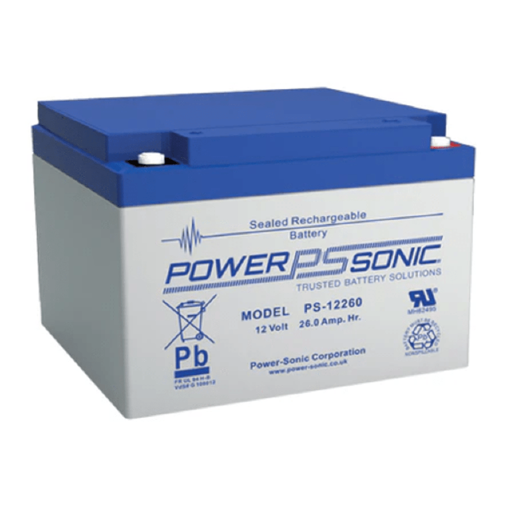 Bateria 12V, 26AH, Para Respaldo, Tecnologias AGM/VRLA, 5 AÒos Vida √ötil, Terminales M5, Reconocida UL